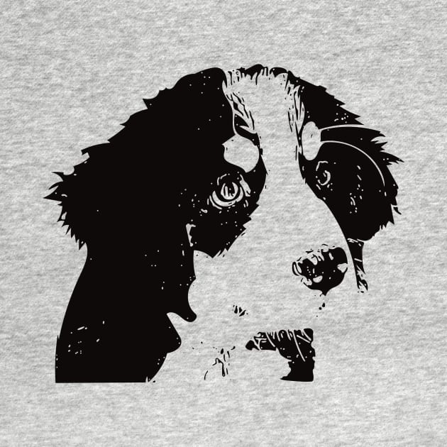 Bernese Mountain Dog Face Design - A Berner Christmas Gift by DoggyStyles